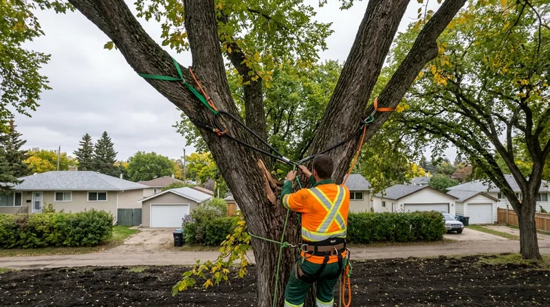 Tree Cabling & Bracing Saskatoon